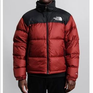 Retro Nuptse Jacket Brick House Red